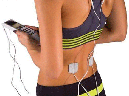 TENS unit for back pain relief